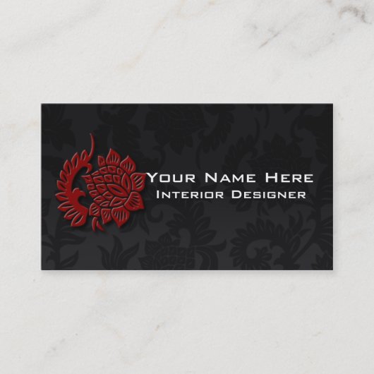 Interior Designer Visitekaartjes (Voorkant)