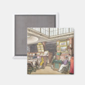 Interior from Ackermann's 'Repository of Arts', Li Magneet (Voorkant / Achterkant)
