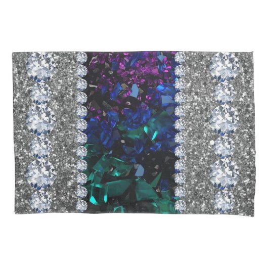 Interior Glitter Chic Silver Home Roos Marble Kussensloop (Voorkant)