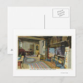 Interior Kitchen Uitzicht van het John Alden House Briefkaart (Voorkant / Achterkant)