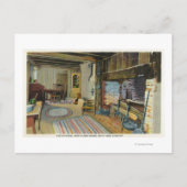 Interior Kitchen Uitzicht van het John Alden House Briefkaart (Voorkant)