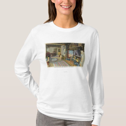 Interior Kitchen Uitzicht van het John Alden House T-shirt (Voorkant)