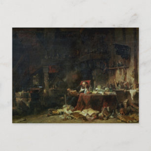 Interior of a Alchemist's Study Briefkaart