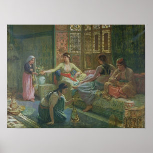 Interior of a Harem, c.1865 Poster