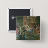 Interior of a Harem, c.1865 Vierkante Button 5,1 Cm (Voorkant /achterkant)