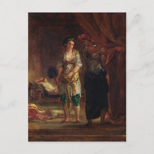 Interior of a Harem in Oran, c.1847 Briefkaart (Voorkant)