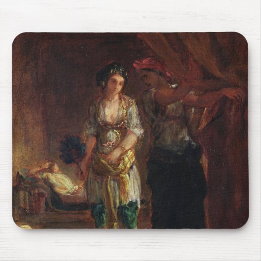 Interior of a Harem in Oran, c.1847 Muismat (Voorkant)