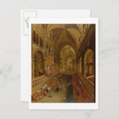 Interior of Canterbury Cathedral, c.1675-1700 (oil Briefkaart (Voorkant / Achterkant)