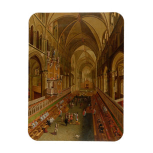 Interior of Canterbury Cathedral, c.1675-1700 (oil Magneet