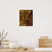 Interior of Canterbury Cathedral, c.1675-1700 (oil Poster (Keuken)