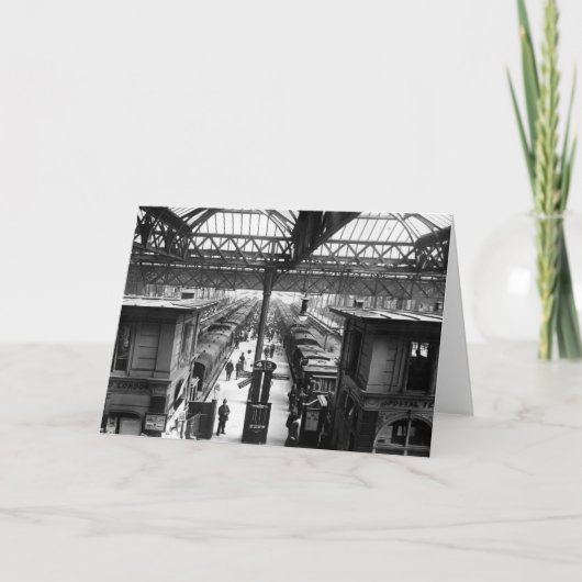 Interior of Charing Cross Station, Londen Kaart (Voorkant)