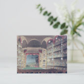 Interior of Drury Lane Theater, 1808 Briefkaart (Staand voorkant)