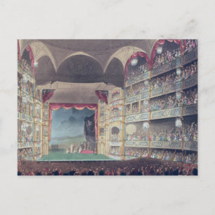 Interior of Drury Lane Theater, 1808 Briefkaart