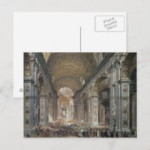 Interior of St. Peter's, Rome, 1867 Briefkaart (Voorkant / Achterkant)