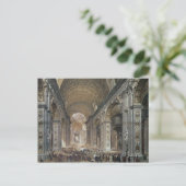 Interior of St. Peter's, Rome, 1867 Briefkaart (Staand voorkant)