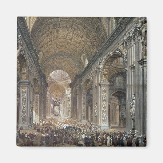 Interior of St. Peter's, Rome, 1867 Magneet (Voorkant)