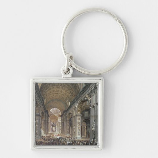 Interior of St. Peter's, Rome, 1867 Sleutelhanger (Voorkant)