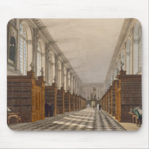 Interior of Trinity College Library, Cambridge, fr Muismat