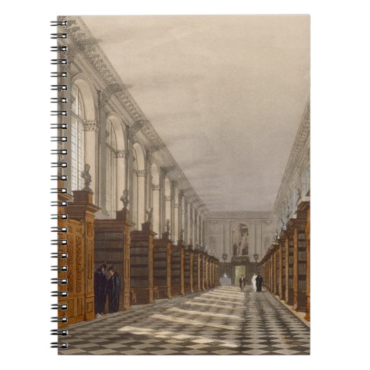 Interior of Trinity College Library, Cambridge, fr Notitieboek (Voorkant)