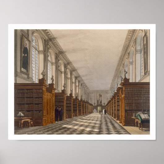 Interior of Trinity College Library, Cambridge, fr Poster (Voorkant)