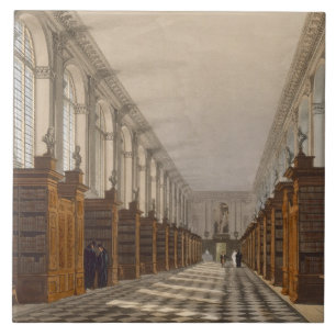 Interior of Trinity College Library, Cambridge, fr Tegeltje