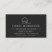 Interior Painting QR Code Professional Visitekaartje (Voorkant)