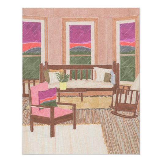 Interior Room Design Foto Afdruk (Voorkant)