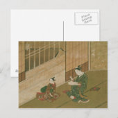 Interior scène, c.1730 briefkaart (Voorkant / Achterkant)