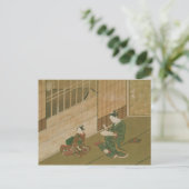 Interior scène, c.1730 briefkaart (Staand voorkant)