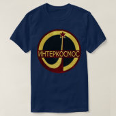 Interkosmos Logo van het Russische Ruimtevaartprog T-shirt (Design voorkant)