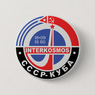Interkosmos Ronde Button 5,7 Cm