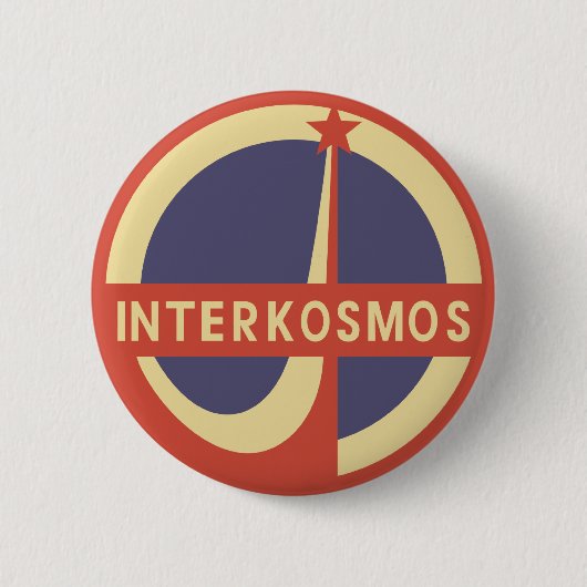 Interkosmos Ronde Button 5,7 Cm (Voorkant)