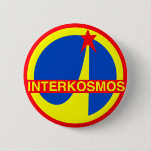 Interkosmos Ronde Button 5,7 Cm