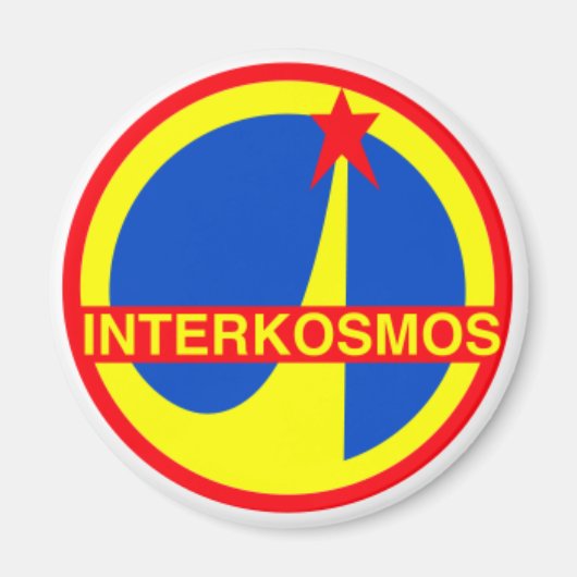 Interkosmos, Sovjet-Unie Communistisch Ruimtevaart Magneet (Voorkant)