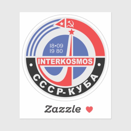 Interkosmos Sticker (Vel)