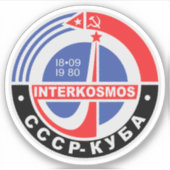 Interkosmos Sticker (Voorkant)