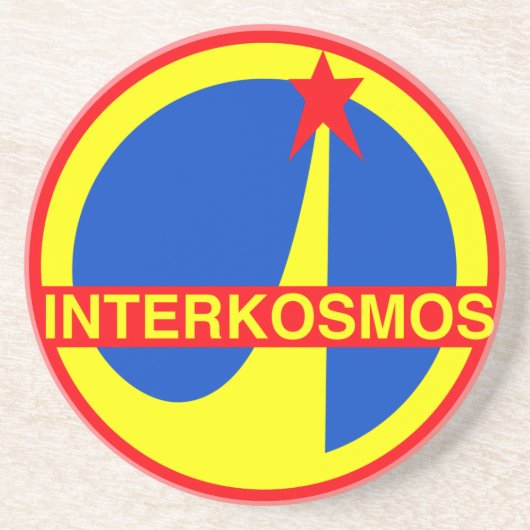 Interkosmos Zandsteen Onderzetter (Voorkant)