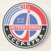 Interkosmos Zandsteen Onderzetter (Voorkant)