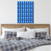 Interlace II Canvasprint met gerekte afdruk Canvas Afdruk (Insitu (Slaapkamer))