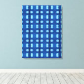 Interlace II Canvasprint met gerekte afdruk Canvas Afdruk (Insitu (Houten vloer))