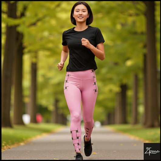 Interlace-patroon - illusie leggings