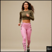 Interlace-patroon - illusie leggings