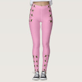 Interlace-patroon - illusie leggings (Voorkant)