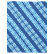Interlace Shibori Fleece Deken