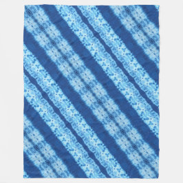 Interlace Shibori Fleece Deken
