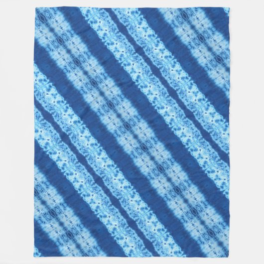 Interlace Shibori Fleece Deken (Voorkant)