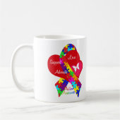Interlaced Autism Ribbon Koffiemok (Links)