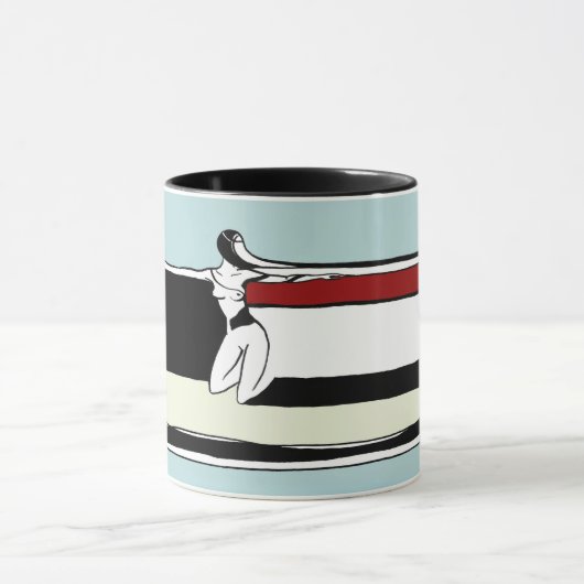 Interlacement Vrouw Voices Mok (Midden)