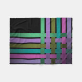 Interlacterende linten fleece deken (Voorkant (Horizontaal))