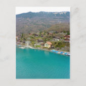 Interlaken, het uitzicht van de brug briefkaart (Voorkant)